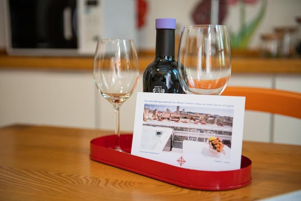 Apartament Charming House Con Doccia Sensoriale E Cortile Interno - Centro Storico Cagliari Zewnętrze zdjęcie